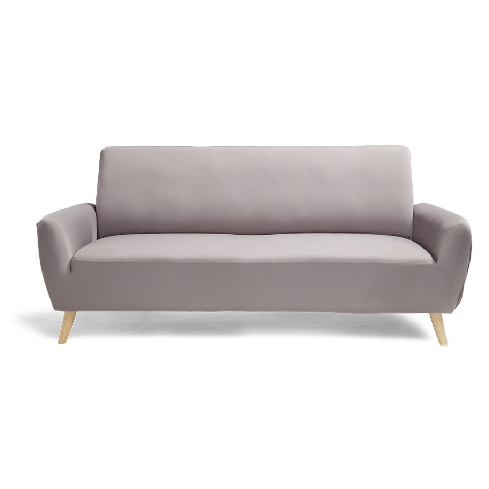 MBROJTËS DIVAN I ZGJATSHËM ME 3 VENDE, GRI I THJESHTË, 195 DERI NË 230 CM