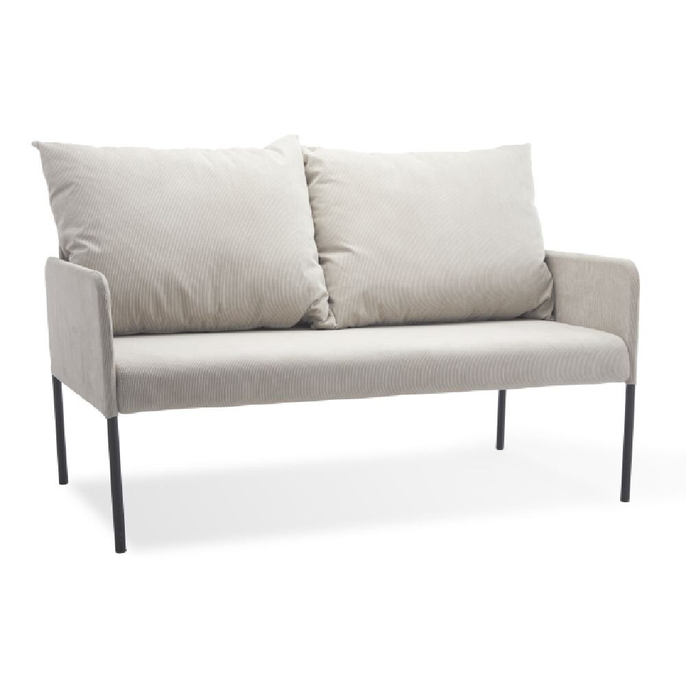 DIVAN KADIFEJE BEZH HALY 144x76.5x96cm