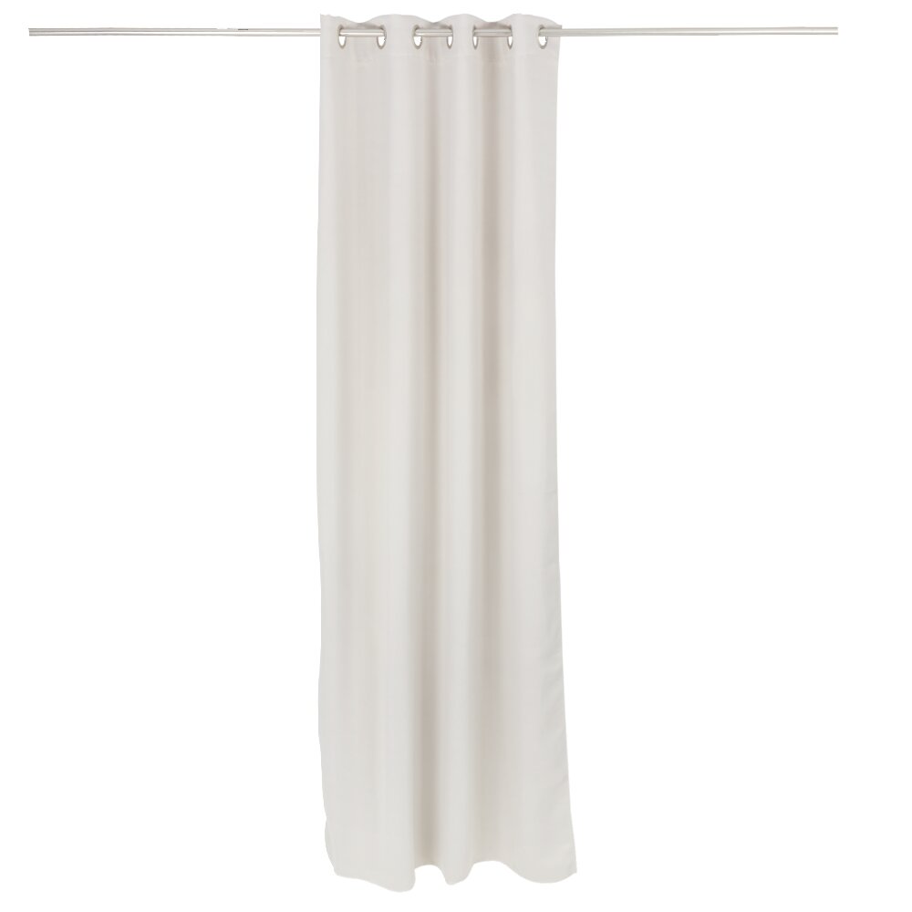 Beige blackout door curtain 135x240cm