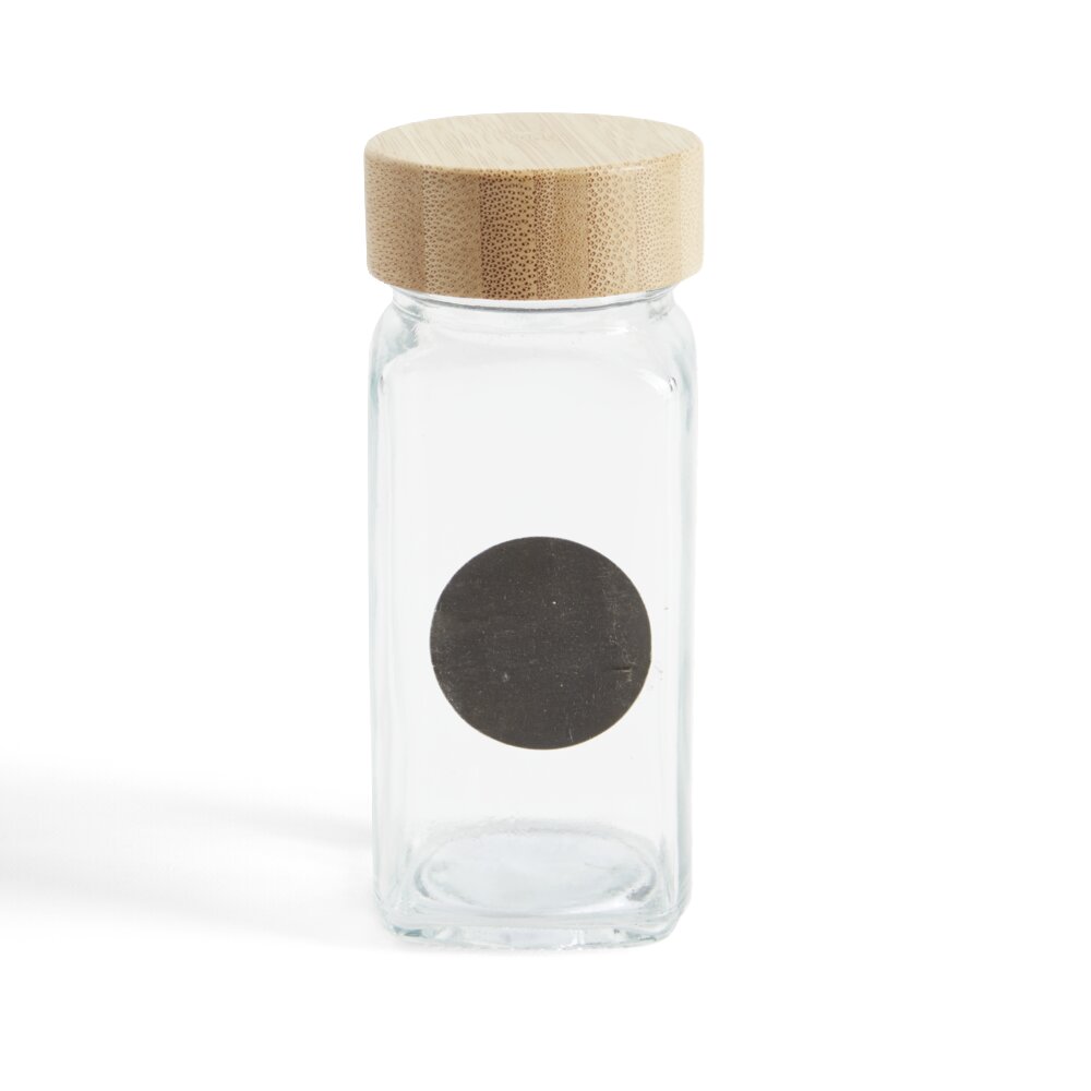 KRIPORE PREJ QELQI DHE BAMBUJE 4,5x4,5xH10,5cm