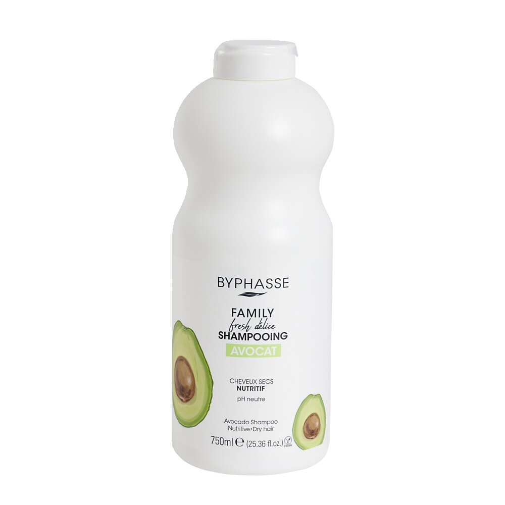 Byphasse Family Fresh avocado shampoo for dry hair 750 ml