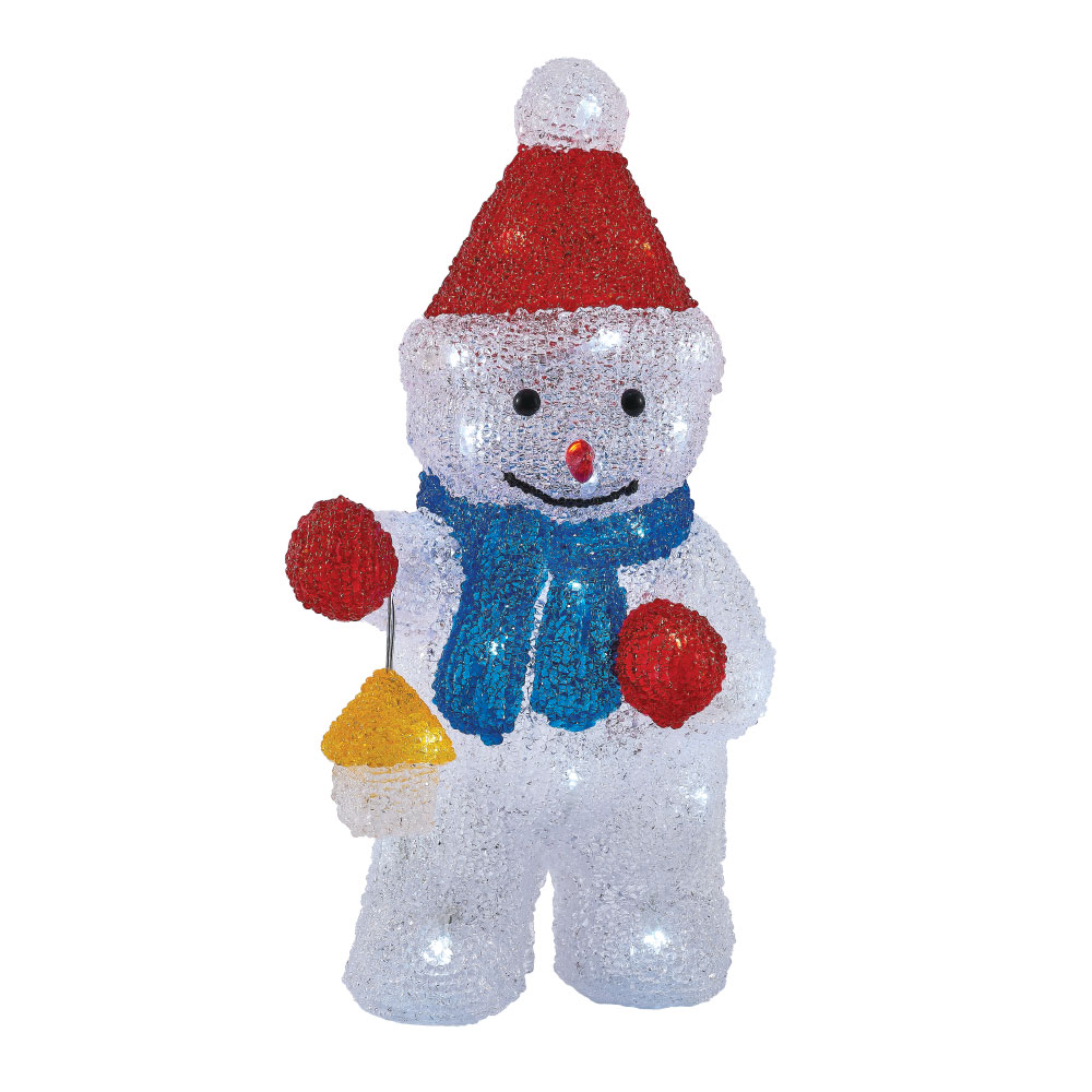 30LED solar light snowman Christmas decoration