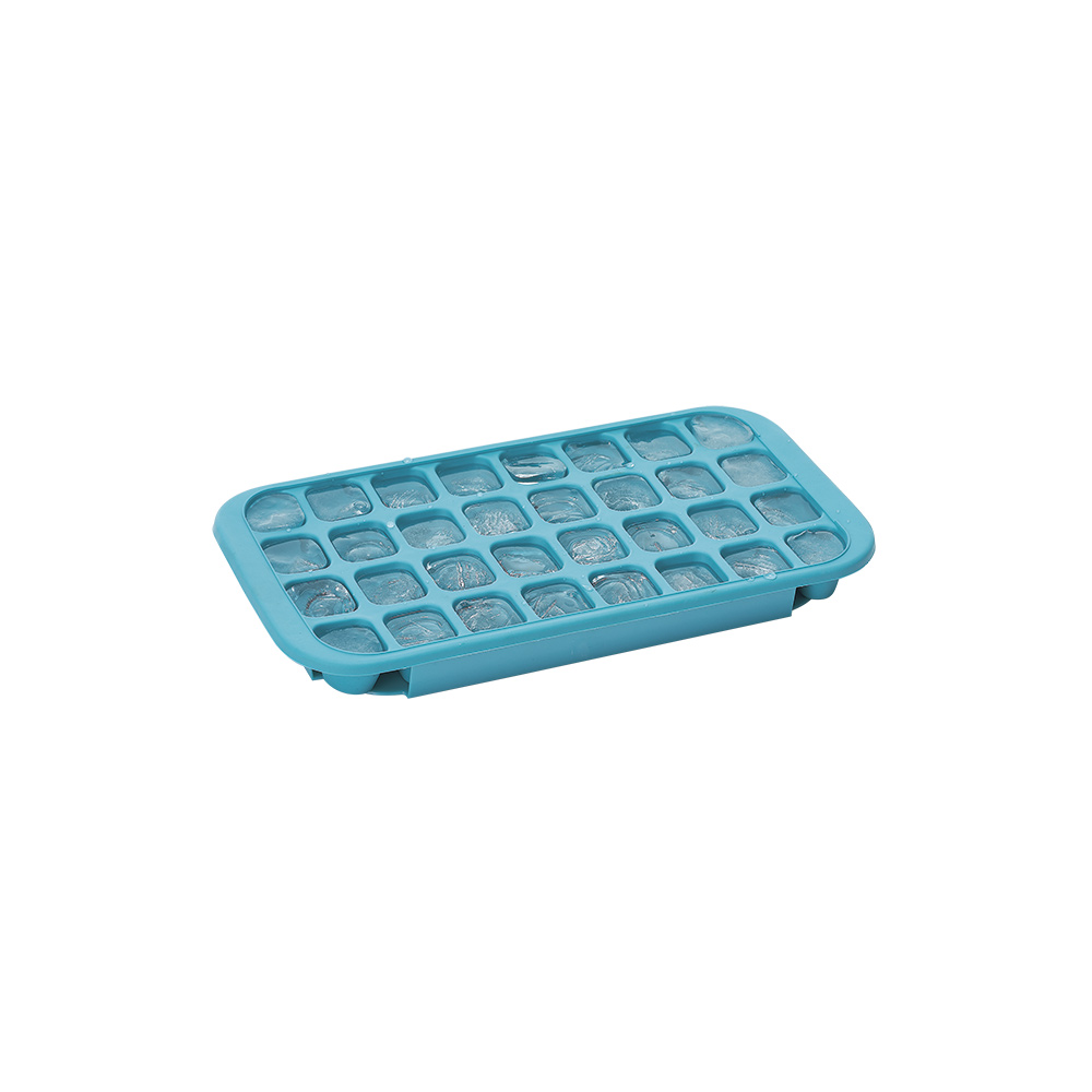 32-compartment blue ice cube tray