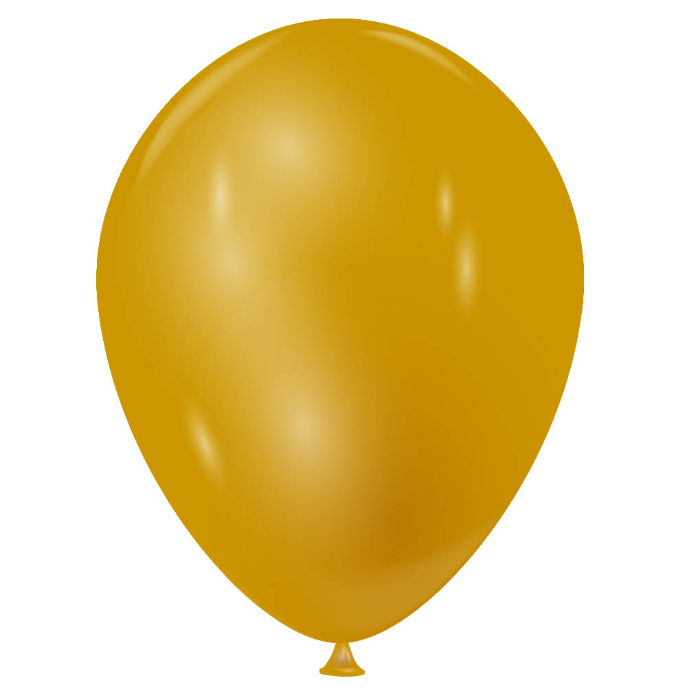 Gold latex balloon x 20