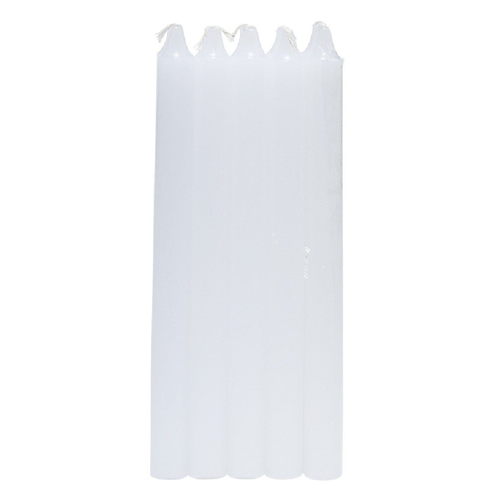 White candle x10