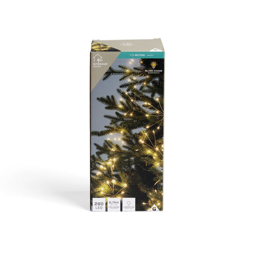 DRITA PER BREDH LED  SHIRIT L800CM 280 LED NGA PVC DHE CU