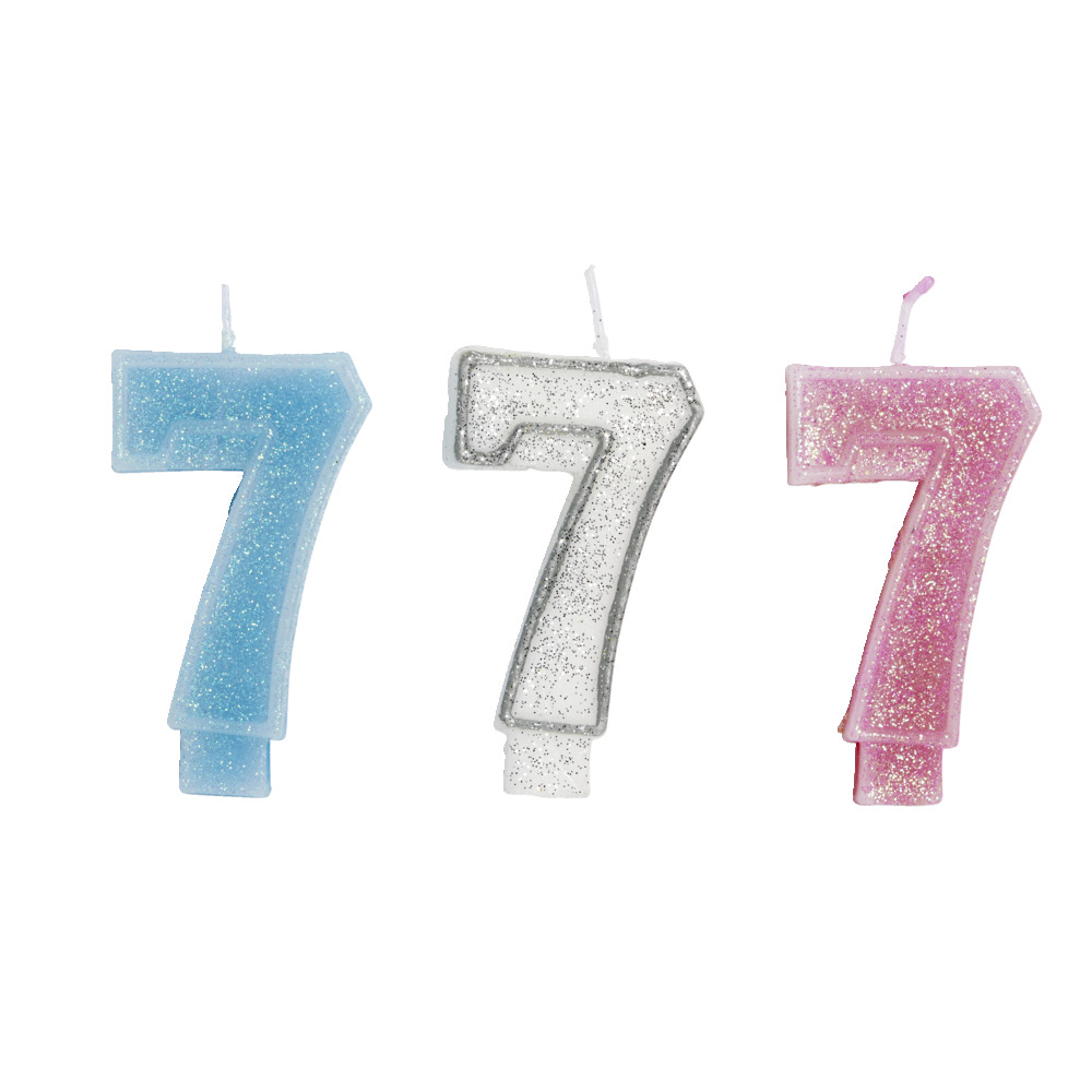 Birthday candle number 7
